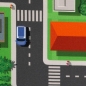 Preview: Baumwolle | Kim | Straße | Stadt Straßenteppich